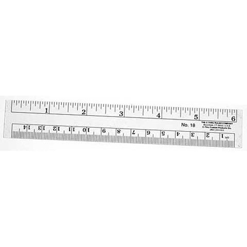 C-thru, Flexible, Inch & Metric, Ruler